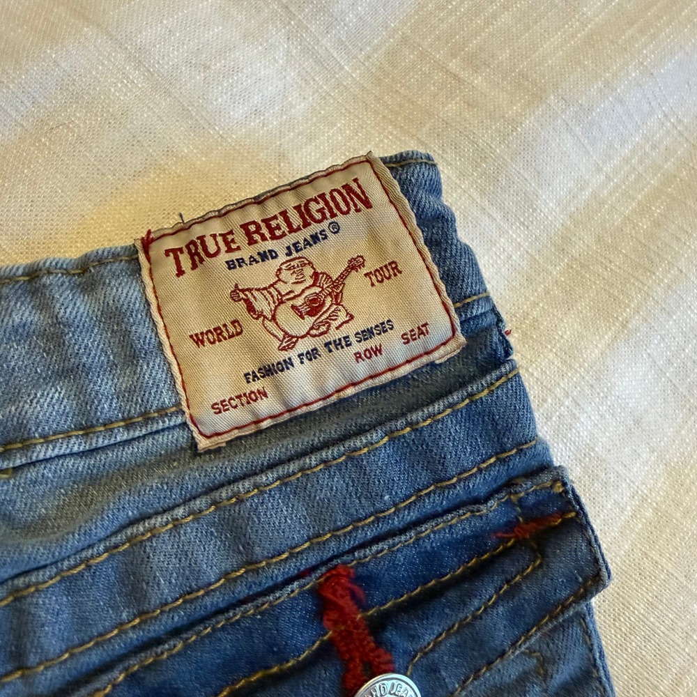 True Religion Kids Jeans‎ Flared Leg Blue Denim Size 3T - Picture 3 of 5